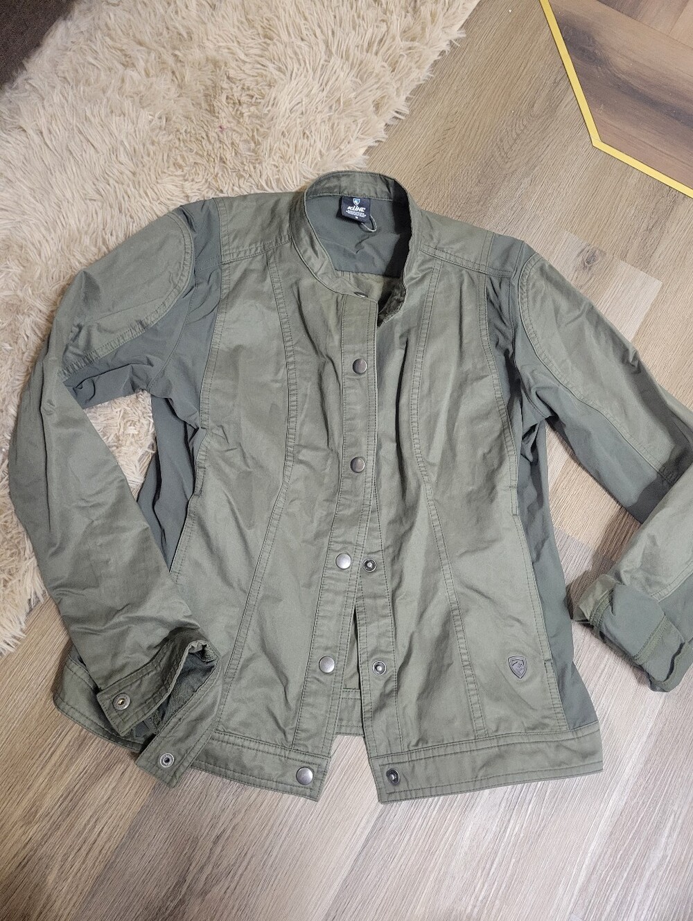 Kuhl Green Luna Moto Biker Jacket